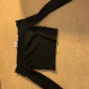 H&M Black Crop Top